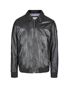 Кожаная куртка БУАЛБАНО, черный Bugatti