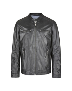 Кожаная куртка БУДАНИЛО, черный Bugatti