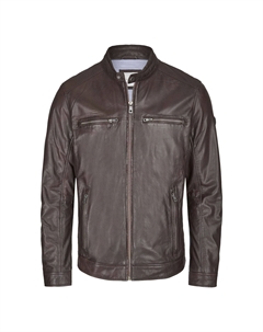 Кожаная куртка БУДАНИЛО, темно-коричневый Bugatti