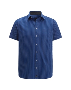 Полосатая рубашка PERTTU, цвет Royalblau Jan vanderstorm