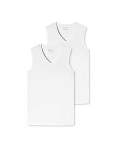 Майка, 2 шт 95/5, белый Schiesser