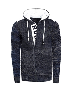 Кардиган стильной крупной вязки, морской Rusty neal