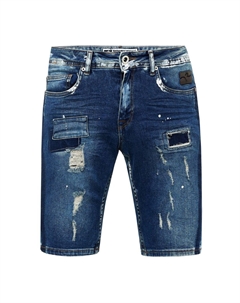 Джинсовые шорты Navito с классными потертыми деталями, синий Rusty neal