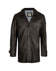 Кожаное полупальто BUPAOLO, черный Bugatti