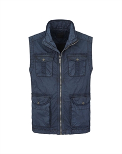 Жилет в стиле полевой куртки из чистого хлопка BUSTER, цвет Heritage Navy Redpoint