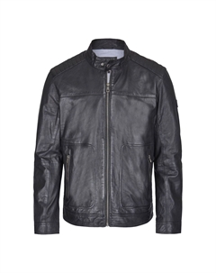 Кожаная куртка БУКЛАУДИО, черный Bugatti