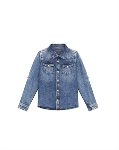 Рубашка, синий Guess