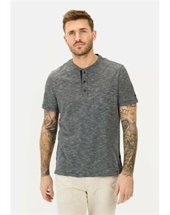 Базовая футболка HENLEY 1/2 ARM, темно-синий Camel active