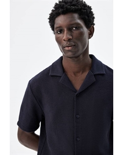 Повседневная рубашка стандартного кроя, синий H&m