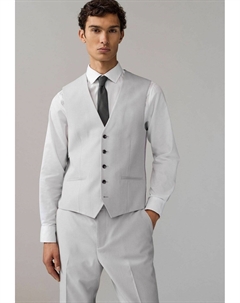 Жилет TEXTURED REGULAR FIT, слоновая кость Next