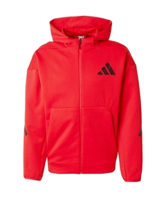 Свитер с капюшоном на молнии SPORTSWEAR Athletic Zip-Up Hoodie Z.N.E., красный Adidas