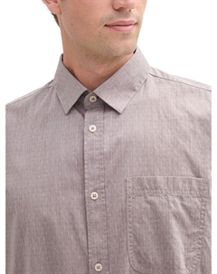 Повседневная рубашка Regular fit Button Up Shirt, фиолетовый Tom tailor
