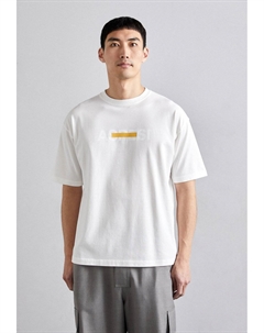 Футболка с принтом, слоновая кость Aspesi