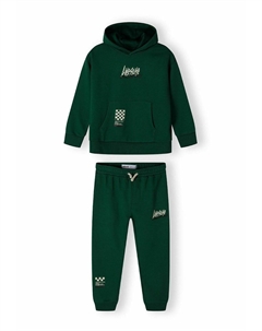 Костюм HOODIE AND JOGGERS SET, зеленый Minoti