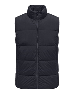 Стеганый жилет Steppweste 'Global', темно-синий Only & sons