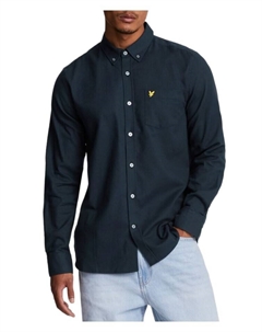 Рубашка Langarmhemd, темно-синий Lyle & scott