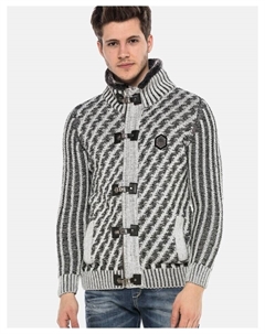 Пуловер Pullover, серый Cipo&baxx