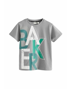 Футболка с принтом REGULAR FIT-GRAPHIC, серый Baker by ted baker