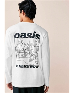 Топ с длинными рукавами GRAPHIC BAND, белый Next