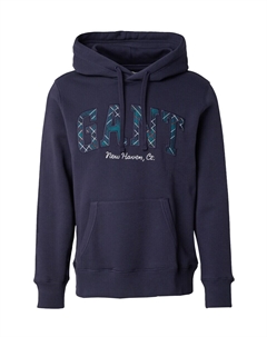 Толстовка с капюшоном Sweatshirt, темно-синий Gant