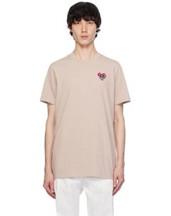 Футболка с розовым сердцем Moncler