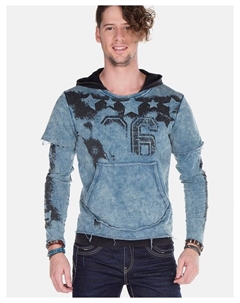 Толстовка Sweatshirts, цвет indigo Cipo&baxx