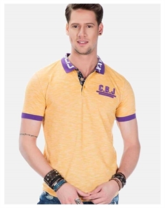 Поло T-Shirts, желтый Cipo&baxx