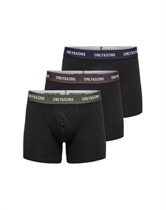 Брюки FITZ SOLID 3PACK, черный Only & sons