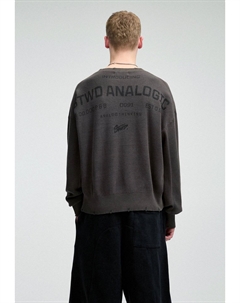 Джемпер STWD GRAPHIC, темно-серый Pull & bear