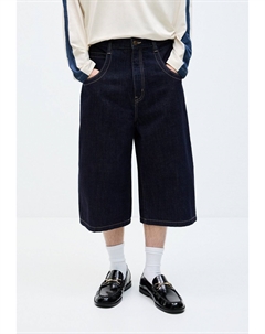 Джинсовые шорты, темно-синий Pull & bear