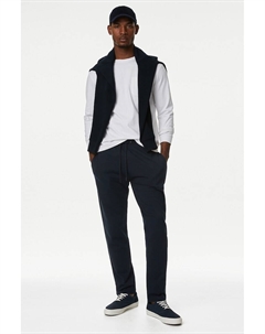 Спортивные брюки с боковыми карманами, синий Marks & spencer