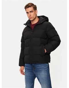 Пуховик стандартного кроя MW0MW36599, черный Tommy hilfiger