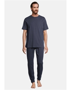 Пижама NIGHT & HOME SET, темно-синий Schiesser