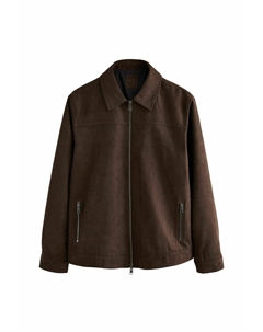 Куртка из искусственной кожи REGULAR FIT, коричневый Next