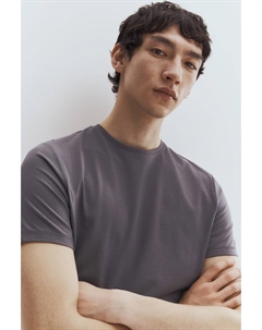 Футболка Coolmax облегающего кроя, серый H&m