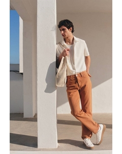 Свободные джинсы, оранжевый H&m