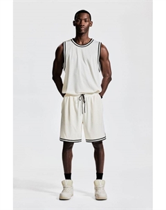 Баскетбольные шорты с драймоувингом свободного покроя, белый H&m