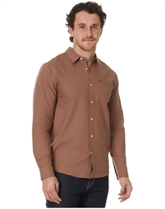 Лонгслив Veeco Oxford Long Sleeve, цвет Nutmeg Volcom