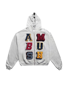 Худи Zip-Up Hoodie Grey, серый Ambush