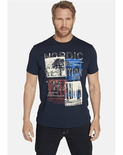 Футболка с принтом TANDRUP, темно-синий Jan vanderstorm