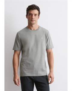 Базовая футболка SHORT SLEEVE LOGO PRINT CREWNECK, светло-серый Marc o'polo