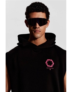 Спортивная толстовка без рукавов с драймоушеном свободного кроя, мультиколор H&m