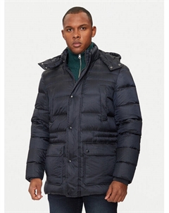 Пуховик стандартного кроя Norwolk M4626A T3146 F1624, синий Geox