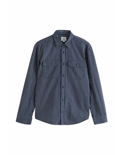 Рубашка STRIPE LONG SLEEVE, синий Next