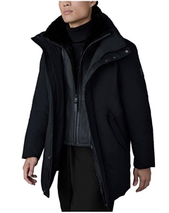 Пуховик средней длины, черный Mackage