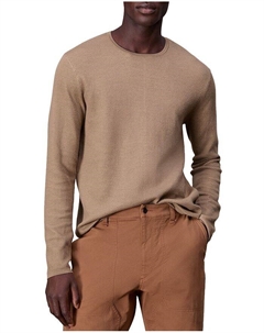 Текстурированный свитер с круглым вырезом rag &bone Bennett, коричневый/бежевый Rag & bone