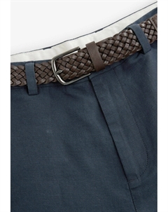 Чиносы BELTED REGULAR FIT, синий Next