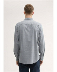 Рубашка STRUKTURIERTES MIT BRUSTTASCHE, серый Tom tailor