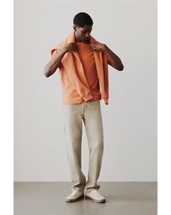 Футболка стандартного кроя, оранжевый H&m