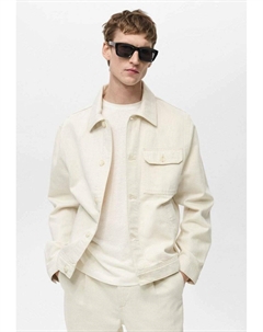 Рубашка, молочный Mango